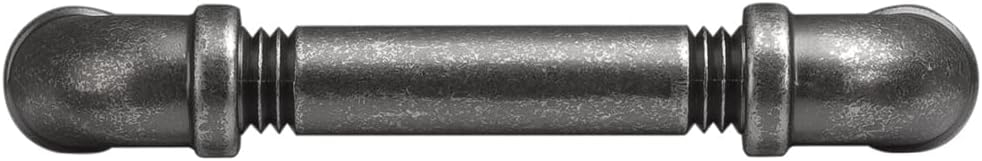 Hickory Hardware 10 Pack Solid Core Kitchen Cabinet Pulls, Luxury Cabinet Handles, Hardware for Doors & Dresser Drawers, 3-3/4 Inch (96mm) Hole Center, Black Nickel Vibed, Pipeline Collection