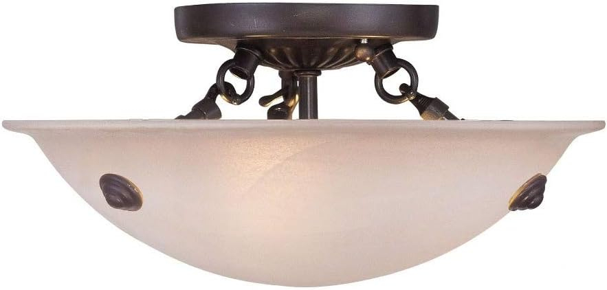 Livex Lighting Oasis Ceiling Mount in Bronze
