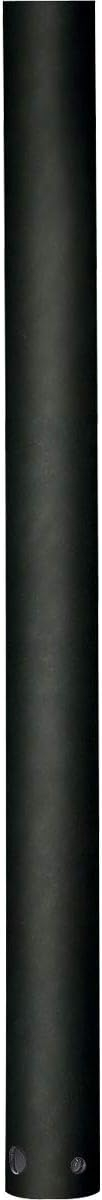 P2607-80-Progress Lighting-AirPro Fan Downrod - Downrod for Progress Brand Fans-48 Inch Down Rod Length-Forged Black Finish