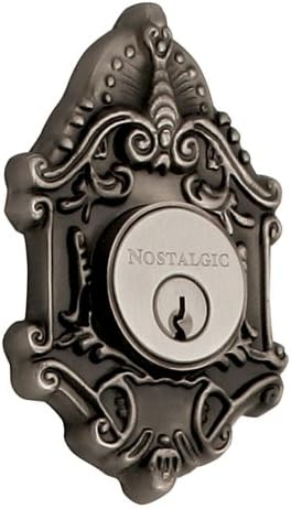 Nostalgic Warehouse Victorian Plate Single Cylinder Deadbolt