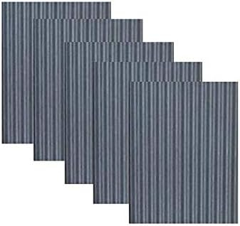 Corrugated Metal Wainscoting Wall Panel 5-Pack - Antique (Grey) - 36" Height