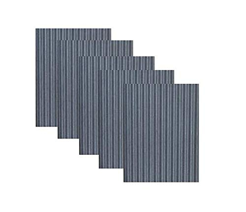 Corrugated Metal Wainscoting Wall Panel 5-Pack - Antique (Grey) - 36" Height
