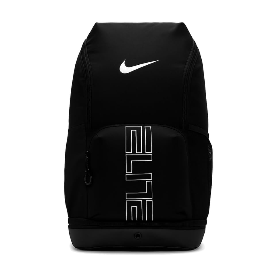 Nike Men's Hoops Elite Backpack, Black Anthracite and Metallic Silver