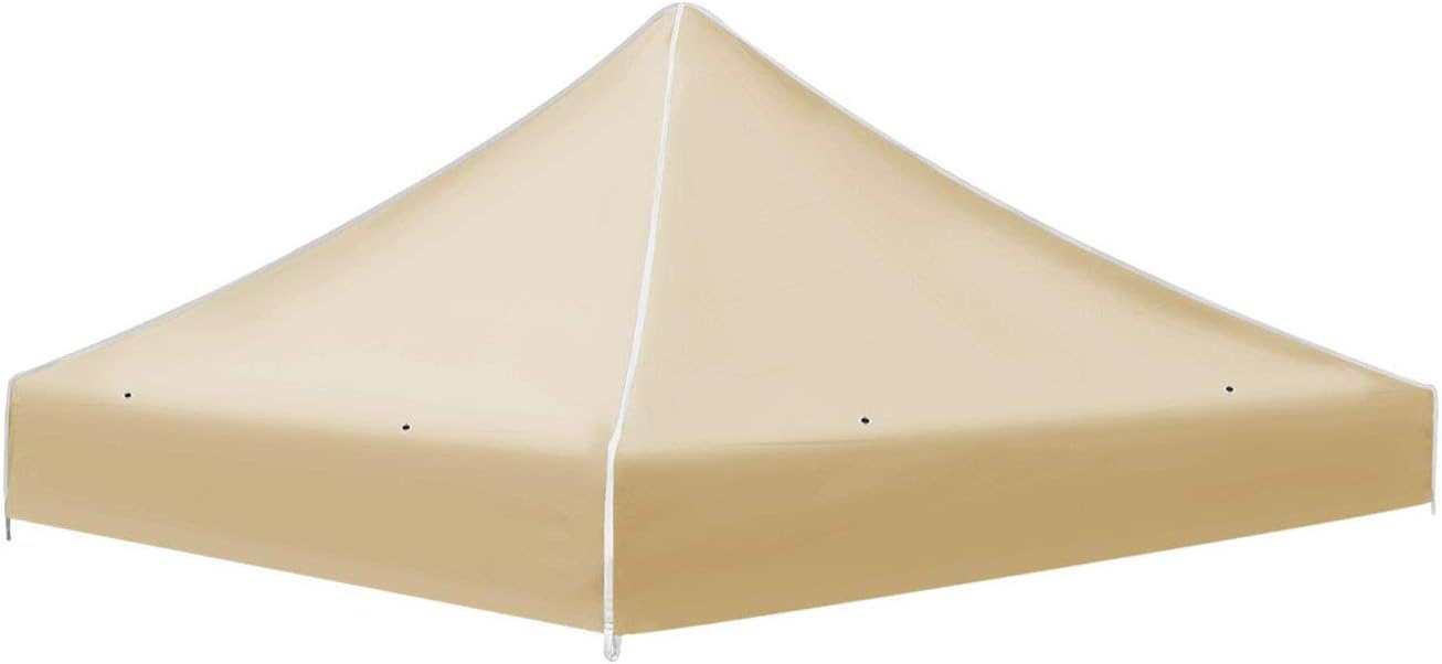 Yardgrow Replacement Canopy for 10'x10' Ez POP UP Tent Instant Gazebo Polyester Cover ONLY(Frame is not Included)