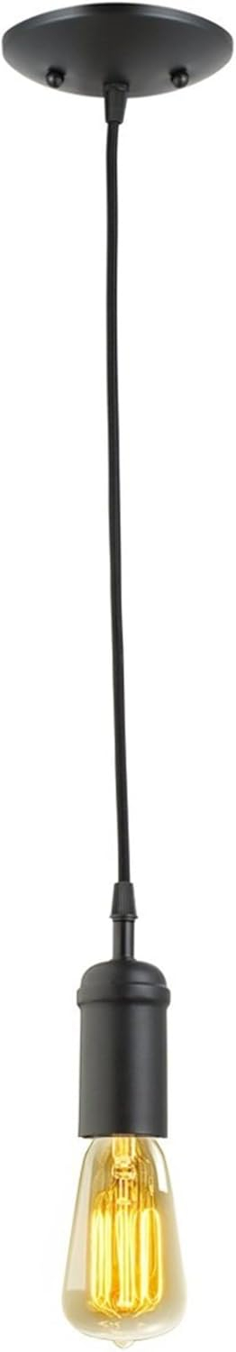 Globe Electric Leila 1-Light Brass Plug-In Pendant, 65980