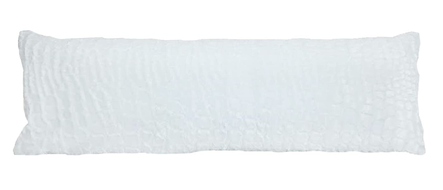 Quality Plush Body Pillow Cover - Fuzzy Pillowcase Covers fit 54 Inches, 60 Inches, 72 Inches with Zipper Enclosure in Stylish Colors