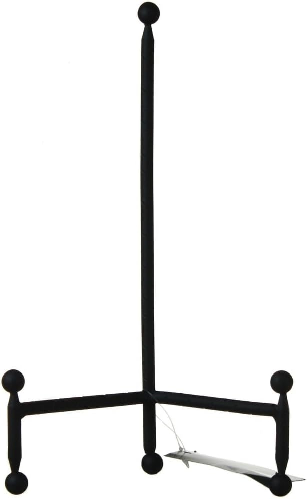 Black Powder Coated Metal Tripod Easel Display Stand