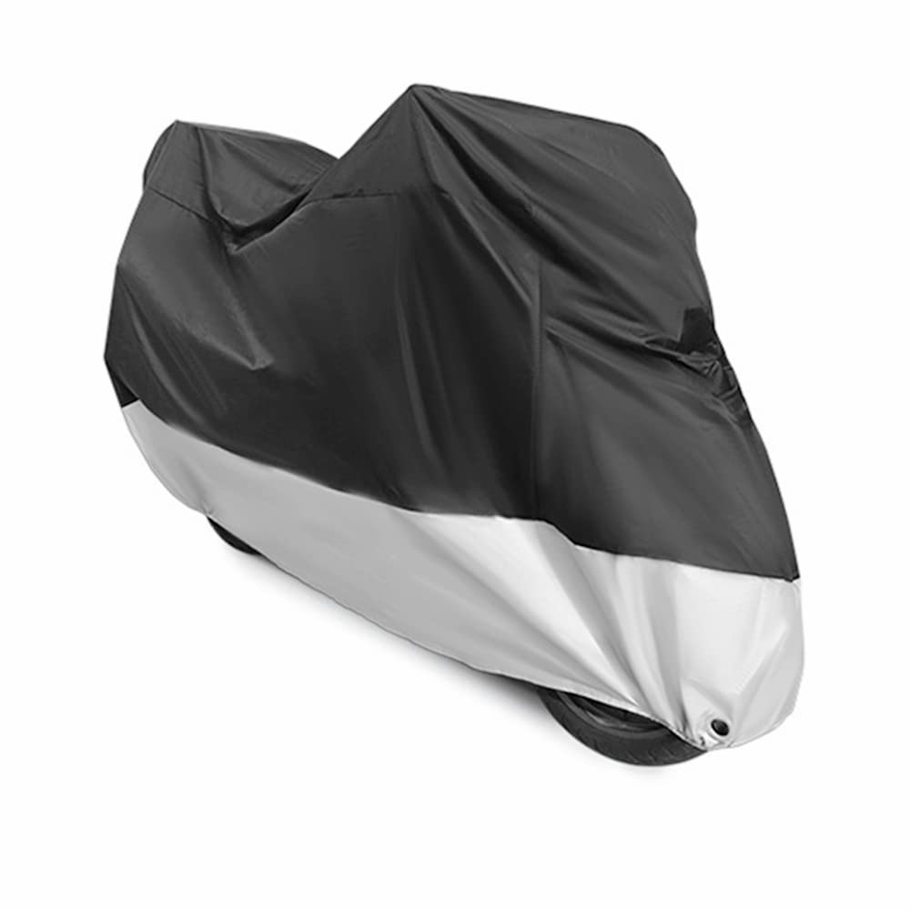Motorcycle Covers, Outdoor Waterproof Motorbike Covers with Lock-Holes & Storage Bag, Fits up to 96.5" Motorcycles