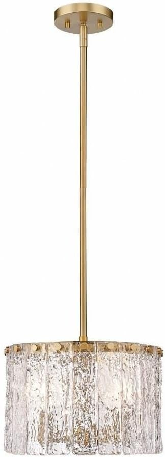 Z-Lite Glacier 3 - Light Pendant in  Modern Gold