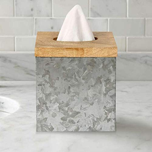 nu steel Confetti collection Tissue Box Cover Perfect For Home & Bathroom Accessories