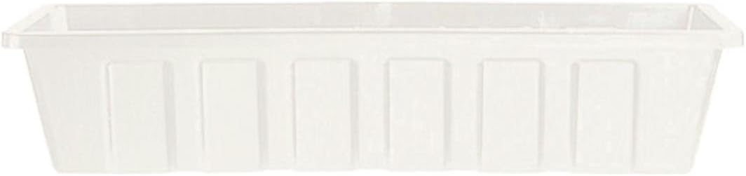 Root & Vessel Poly-Pro Flower Box / Liner, White, 24"