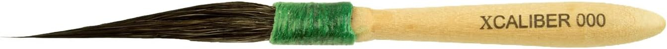 Xcaliber 000 Short Blue Squirrel Hair Pinstriping Brush