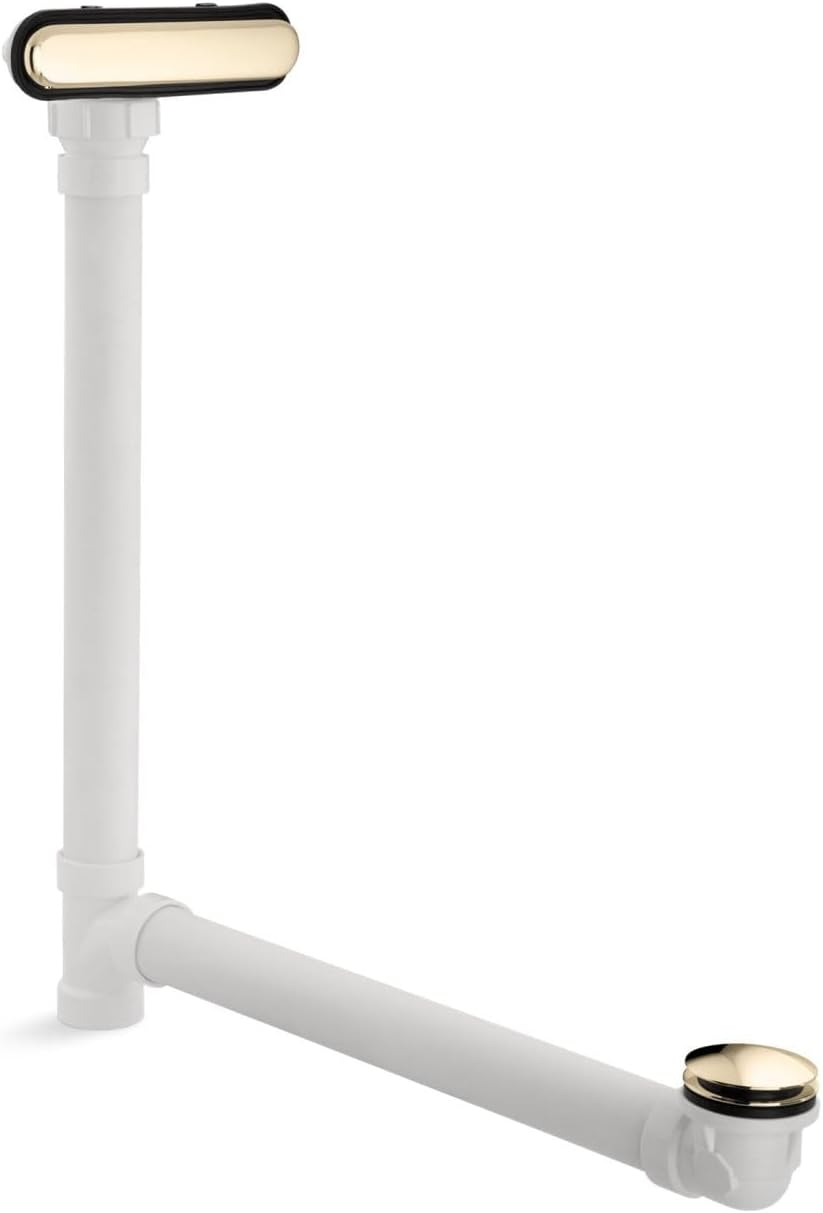 Clearflo Slotted 1.5" Leg Tub Drain with Overflow