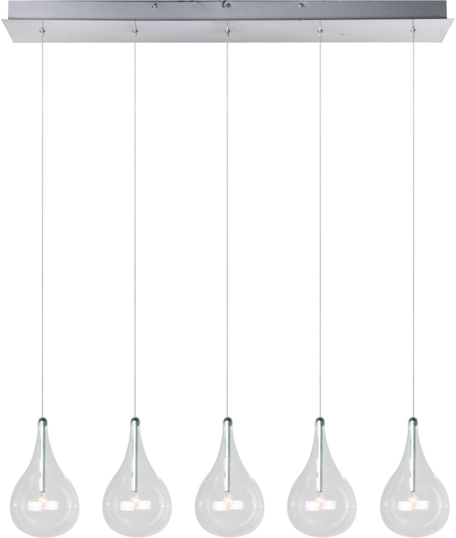 E23115-18-ET2 Lighting-Larmes-5 Light Pendant in Modern style-5 Inches wide by 8 inches high