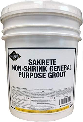 Sakrete Grout,50 lb,Pail,Gray 120025