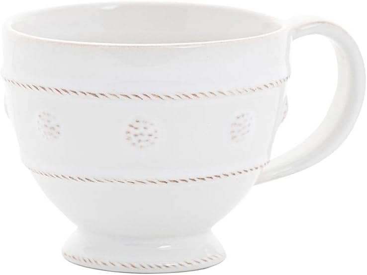 Berry & Thread Breakfast Cup - Whitewash