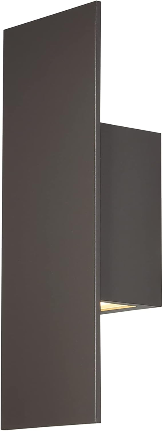 Bronze 14" LED Dimmable Outdoor Wall Light