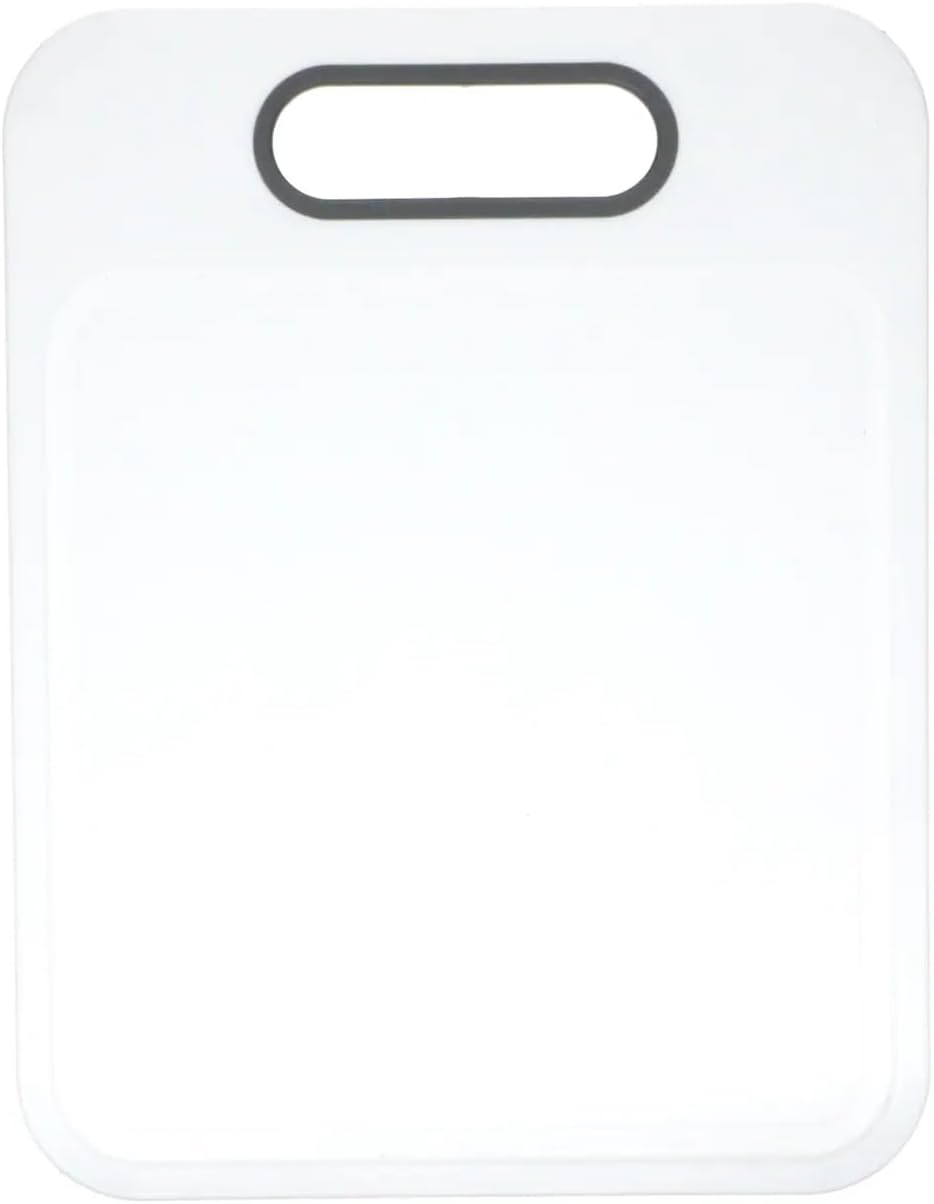 Cooking Concepts White Plastic Cutting Boards with Grips, 8.5x11-in.