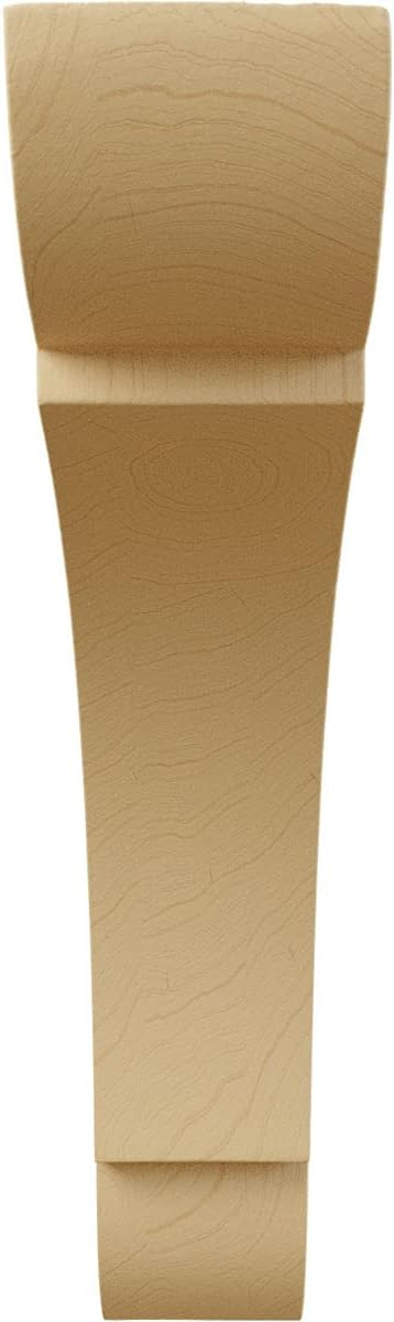 Ekena Millwork BKTW01X08X08OLAL Medium Olympic Wood Wood Brackets, 1 3/4"W x 8"D x 8"H , Alder