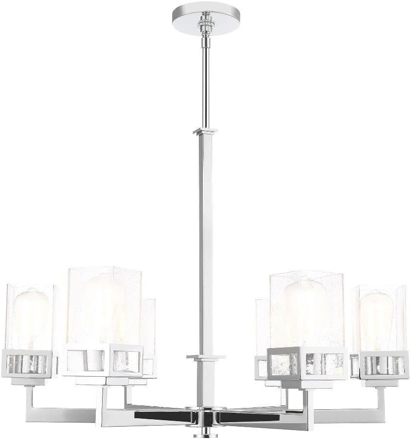 Livex Lighting Harding 6 - Light Chandelier in  Polished Chrome