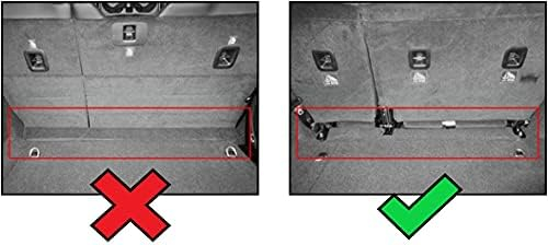 WeatherTech Cargo Trunk Liner compatible with Jeep Wrangler 4-Door, Wrangler Unlimited 4-Door, Wrangler Unlimited Rubicon 392, Wrangler 4-Door Rubicon 392 - Behind 2nd Row Seating Black