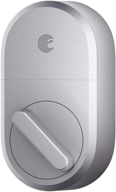 August Home Smart Lock, 3rd Generation Technology, Silver