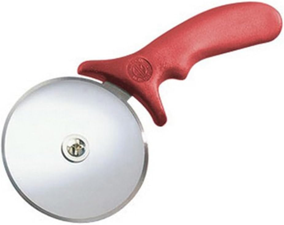 American Metalcraft 4" Red Plastic Handle Pizza Cutter