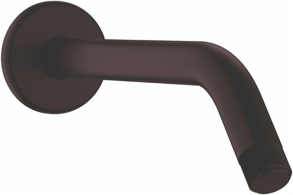 Matte Black Wall-Mounted 9-Inch Shower Arm
