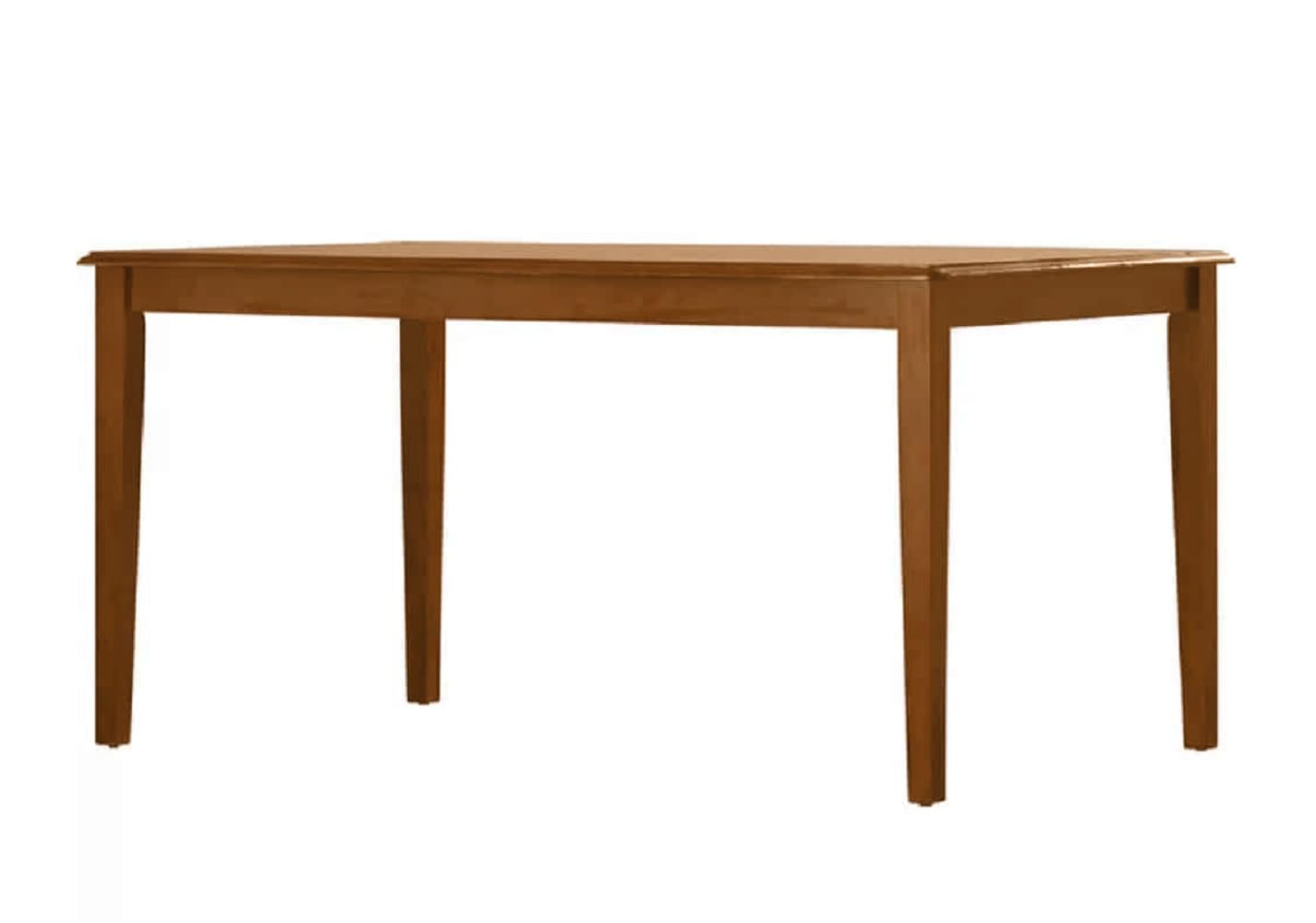 Boraam Shaker Rubberwood Dining Table in Walnut Finish