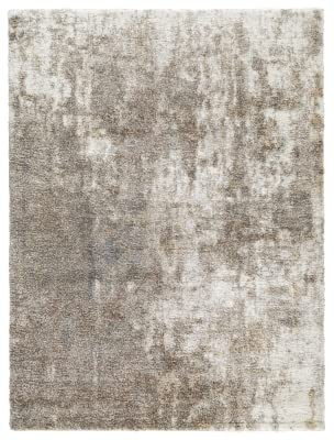 Signature Design by Ashley Pearidge Casual 7'11" x 10' Machine Woven Cloudy Abstract Pattern Large Area Rug, High Pile, Brown, Beige, Gray, & White