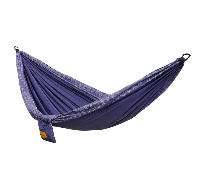Slumberjack Fireside 1 Person Hammock With Tree Saver Straps - Blue, 110in x 50in