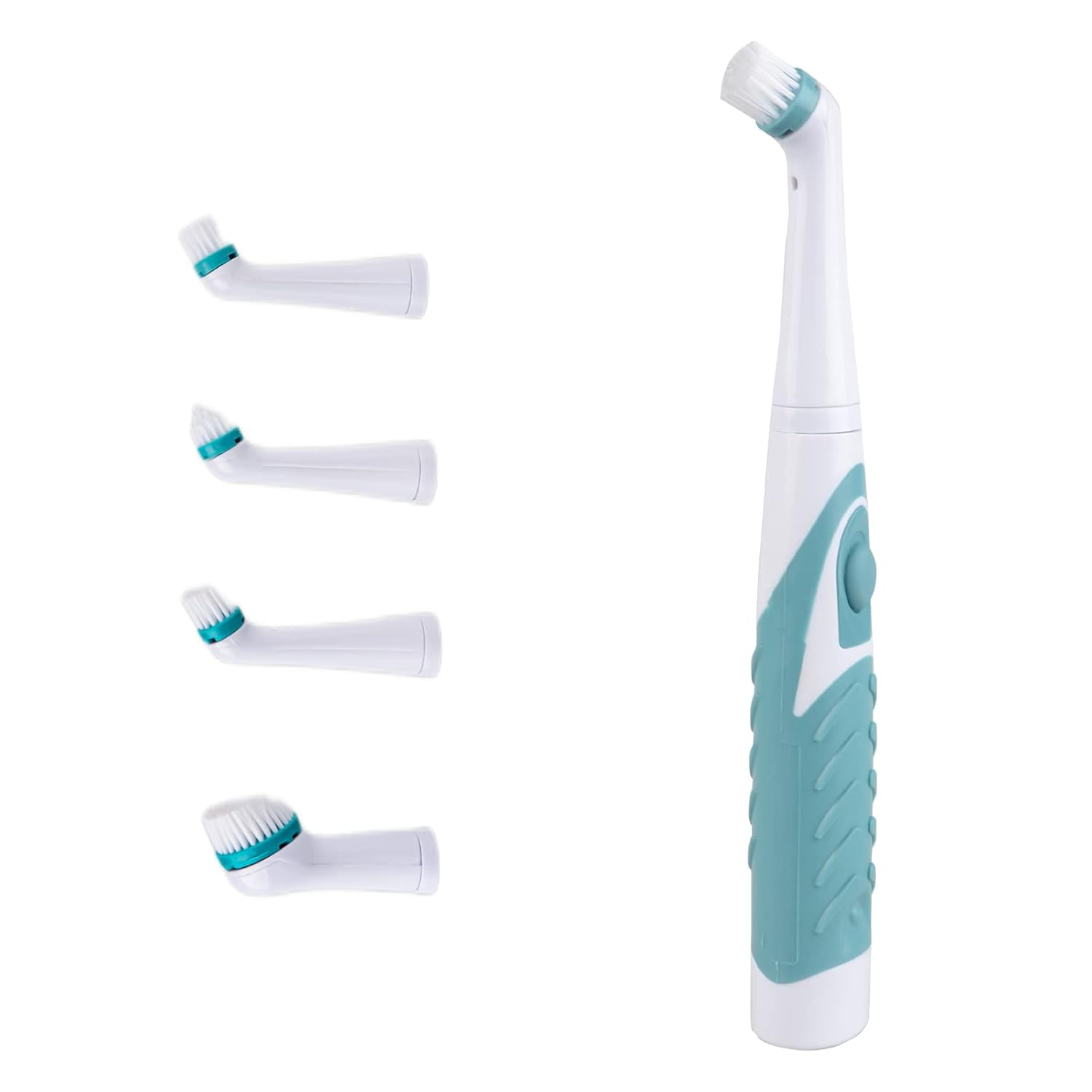 Electric Cleaning Brush with 4 in 1 Multiple Brush Heads, Indoor Household Cordless Motorized Brush for Bathroom Toilet Kitchen Tile Crevice