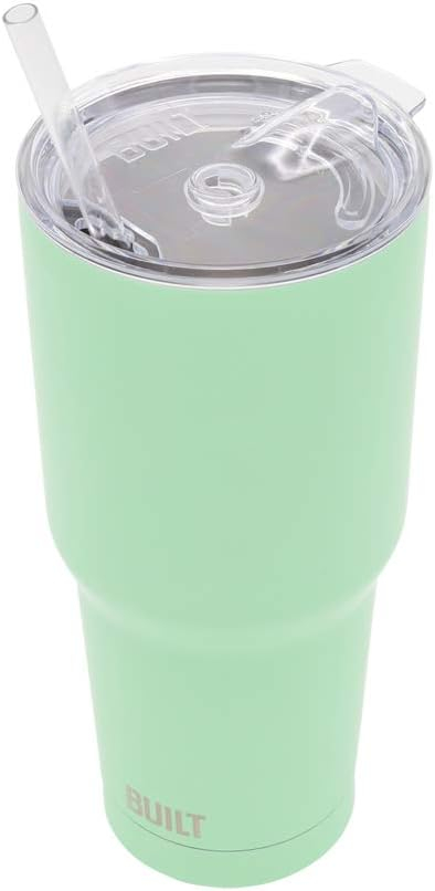 30 Ounce Mint Green Double Walled Stainless Steel Travel Tumbler