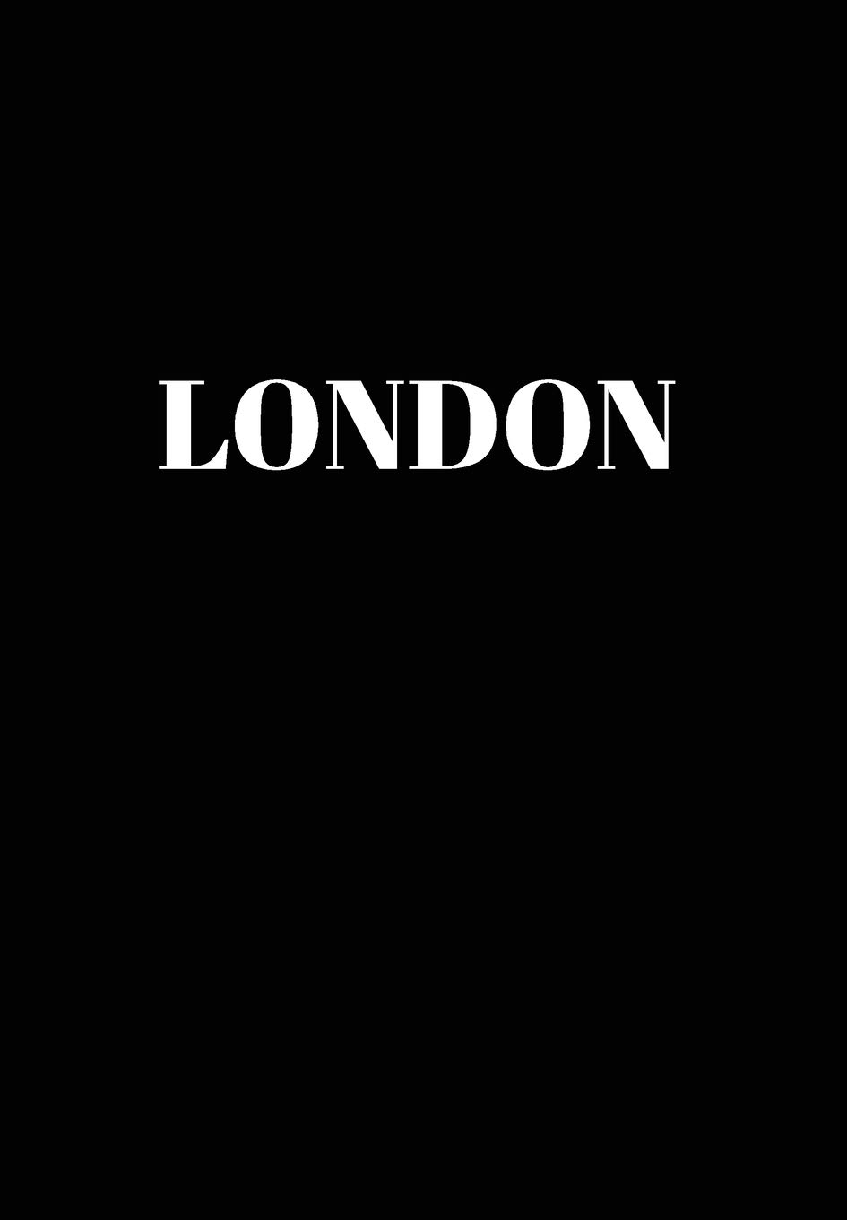 World Fashion Cities: London: Hardcover Black Decorative Book for Decorating Shelves, Coffee Tables, Home Decor, Stylish World Fashion Cities Design (Hardcover)