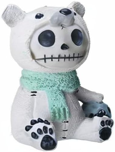 SUMMIT COLLECTION Furrybones Chilton Signature Skeleton in Polar Bear Costume with Baby Seal
