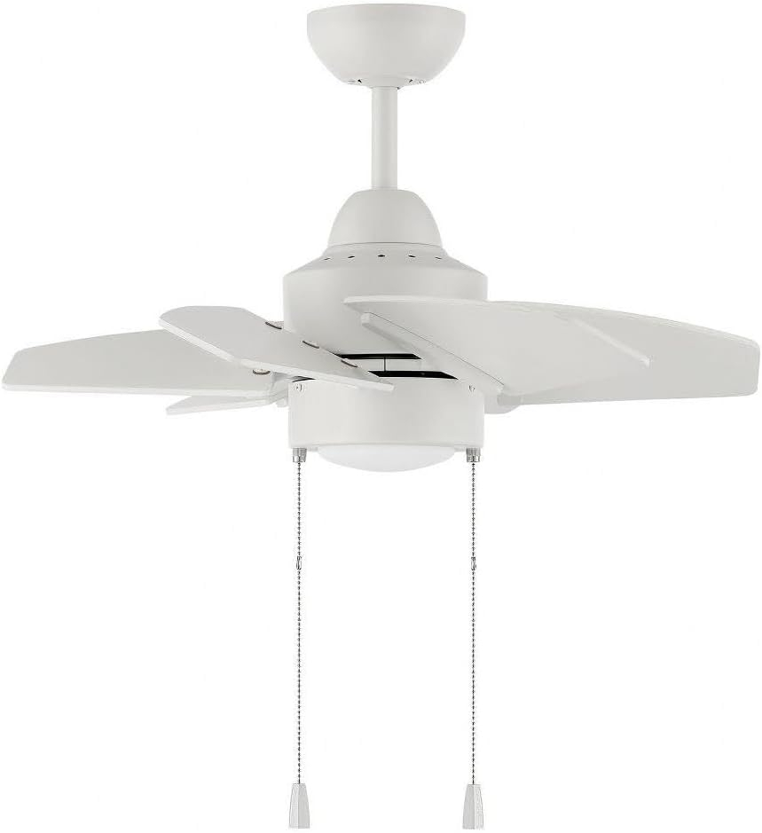 PPT24W6-Craftmade Lighting-Propel II - 6 Blade Ceiling Fan with Light Kit In Contemporary Style-24 Inche Wide