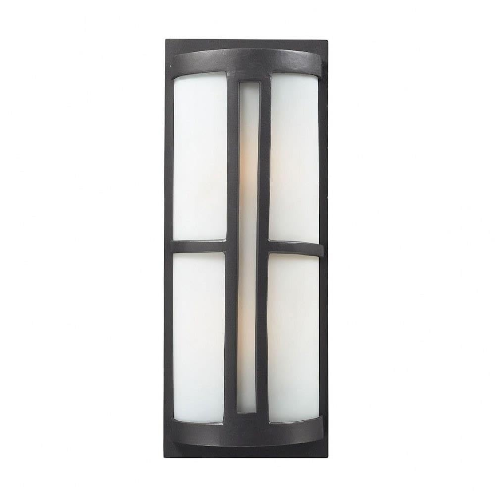 Westmore by ELK Lighting Nottingham 2 -Light 22-in H Gray Hardwired Outdoor Wall Light
