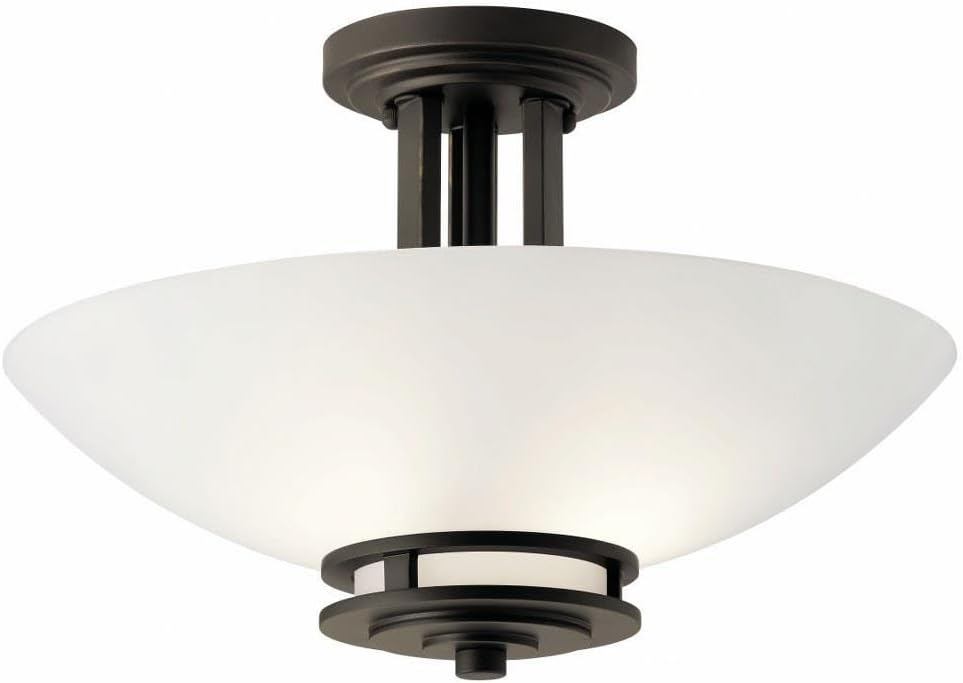 Hendrik Glass Semi Flush Mount