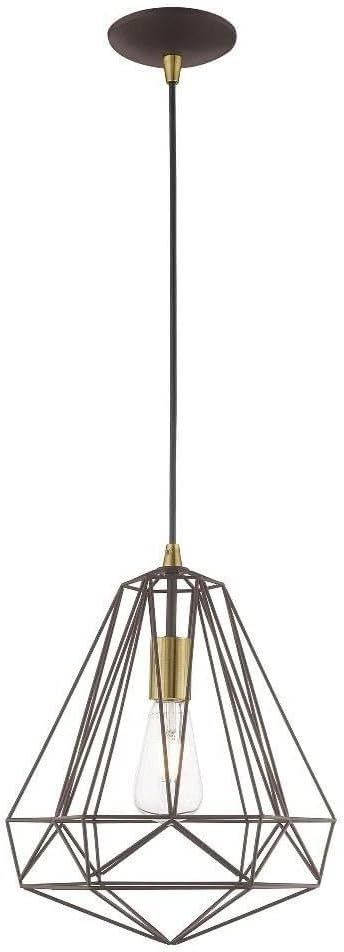 Livex Lighting Knox 1 - Light Pendant in  Bronze