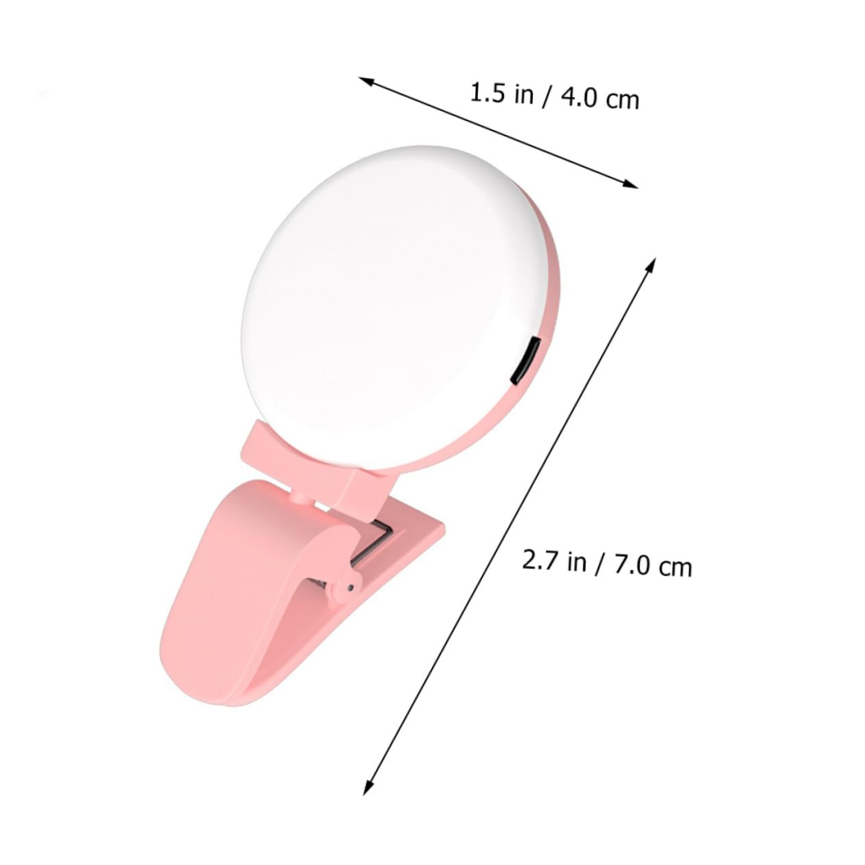 CHILDWEET Mini Selfie Led Light Clip Light for Phone Photography for Streaming and Vlogging Portable Design