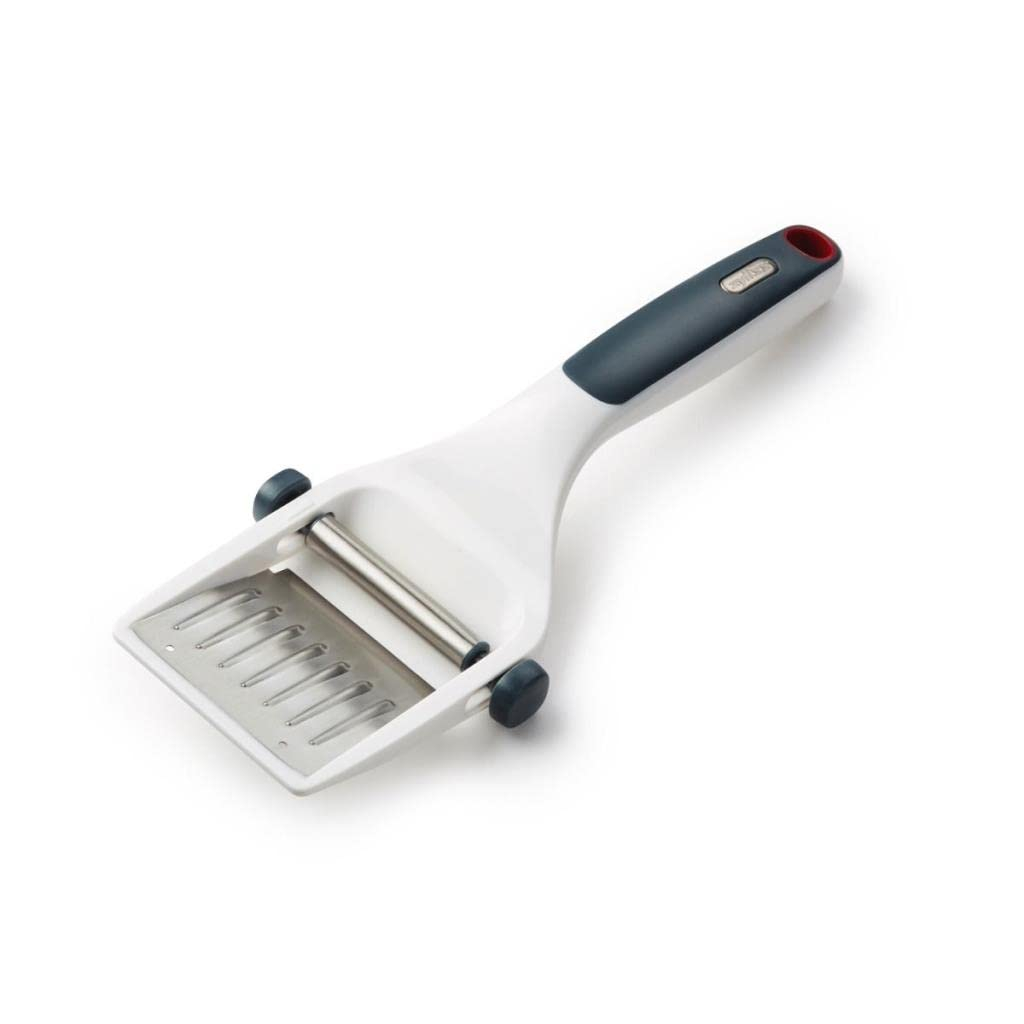 Zyliss Dial & Slice Adjustable Cheese Slicer, Stainless Steel White