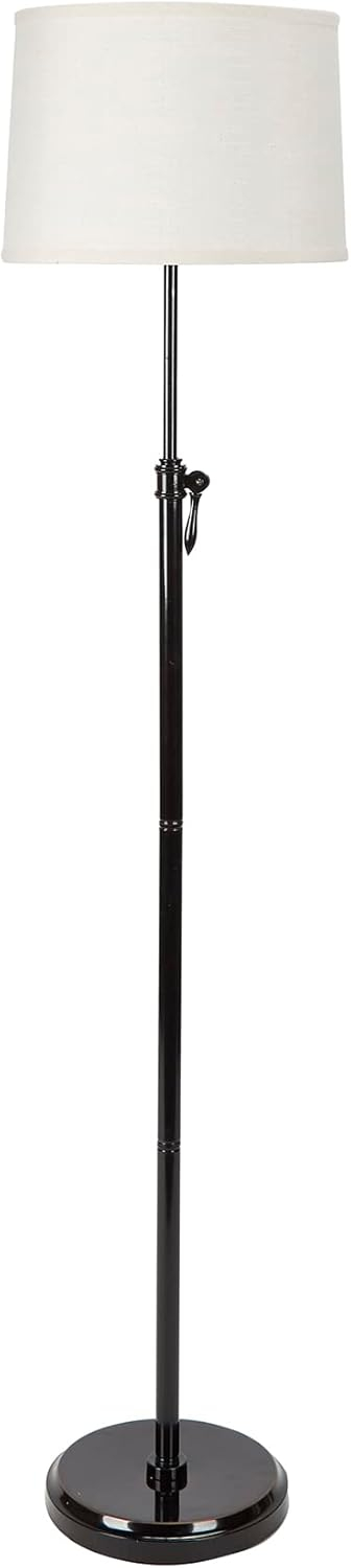 Decor Therapy Adjustable Floor Lamp in Steel, Bronze Finish, 55" Tall