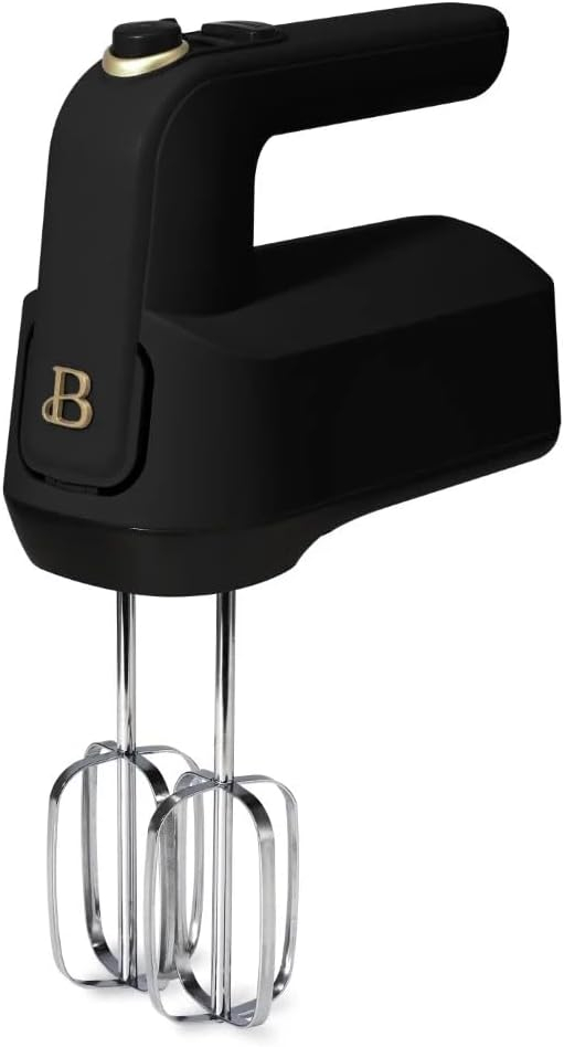 Beautiful 6-Speed Electric Hand Mixer, Porcini Taupe by Drew Barrymore