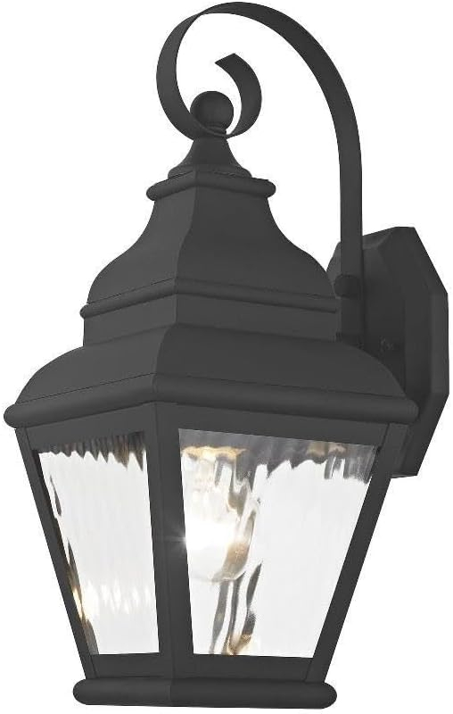 Livex Lighting Exeter 1 - Light Wall Light in  Black