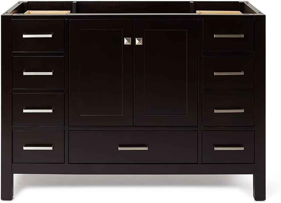 Ariel A049s-Bc Cambridge 48" Single Free Standing Vanity Cabinet Only - Brown