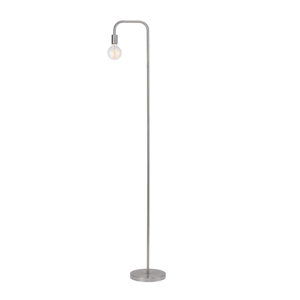 Globe Electric Holden 70" Brushed Steel Floor Lamp, 67067