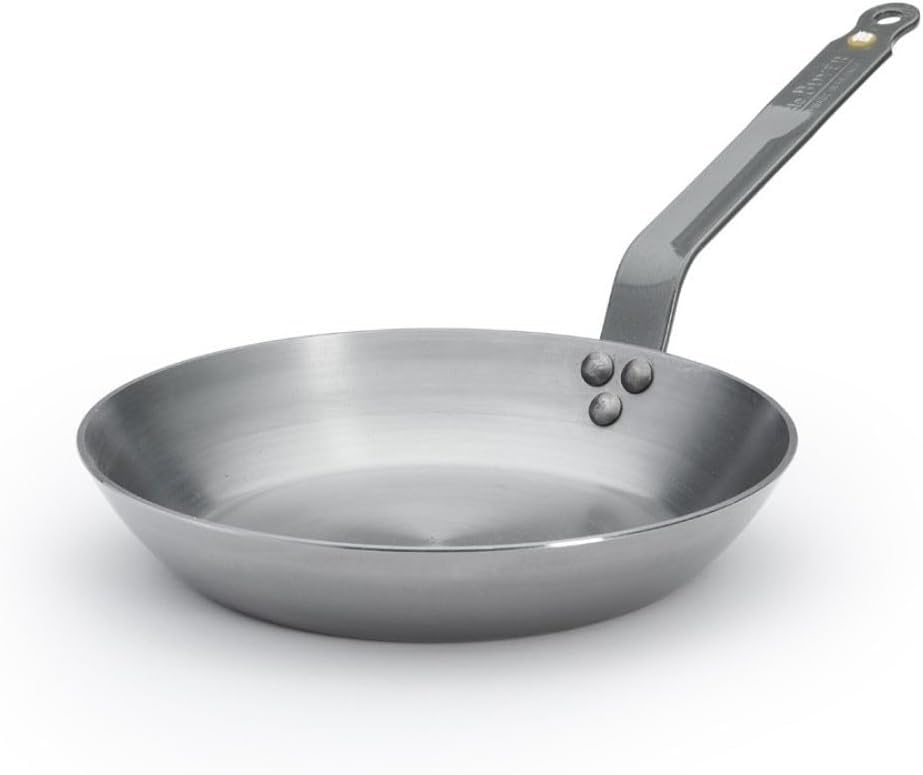 de Buyer - Mineral B Frying Pan - Nonstick Pan - Carbon and Stainless Steel - Induction-ready - 10.25"
