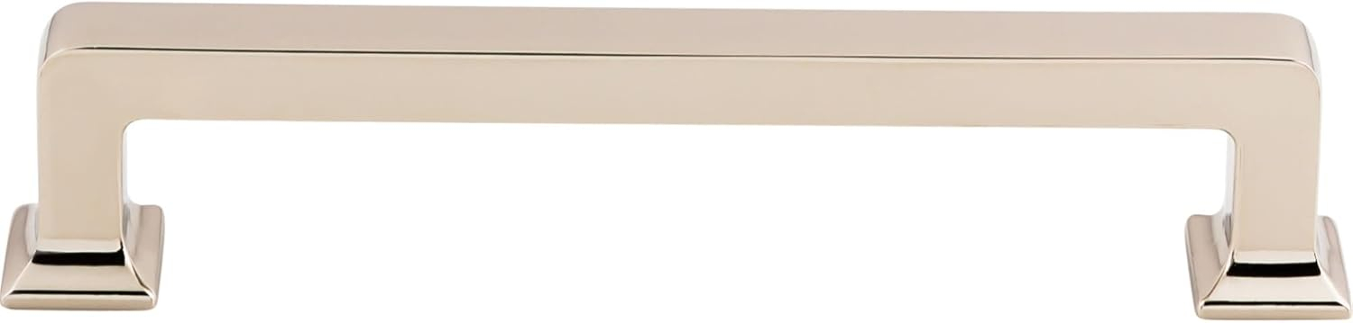 Polished Nickel 5-Inch Modern Handle Bar with Mounting Hardware