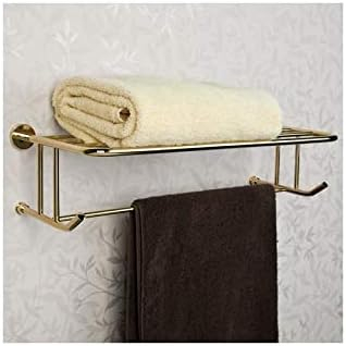 Ceeley Collection Wall-Mount Towel Rack with Shelf