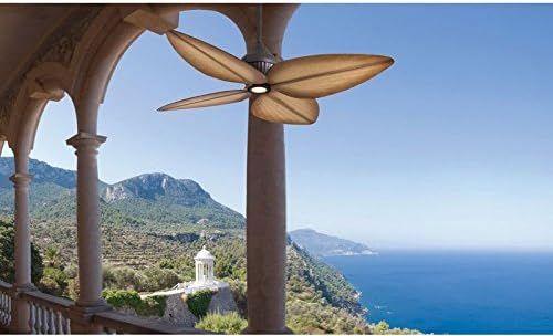 52" Bahama Beige ABS 4-Blade Ceiling Fan with Lighting and Remote
